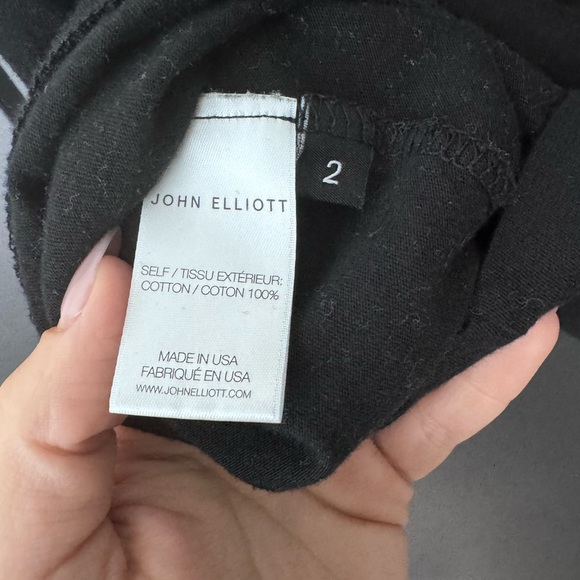 John Elliott asymmetrical T-shirt with cutouts - Picture 6 of 6